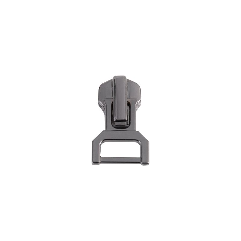 FY3667 5# glisor din metal nichel negru strălucitor