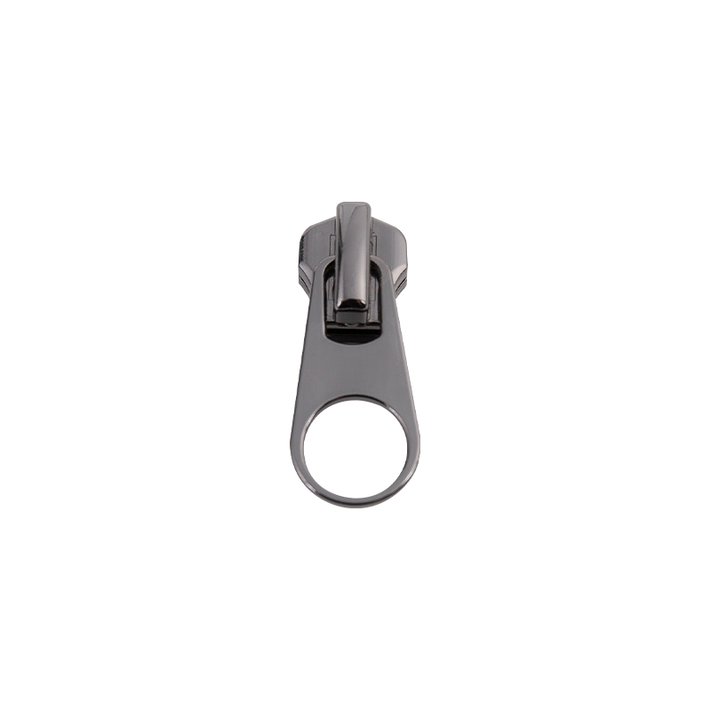 FY4155 5# glisor din metal nichel negru strălucitor